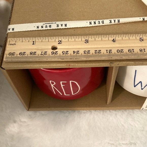 Rae Dunn Red White Blue Mini Planter Set - Picture 7 of 7